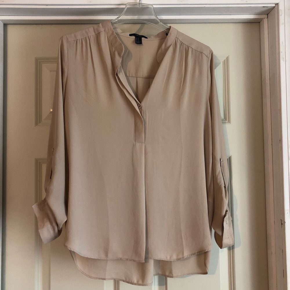 Tan blouse